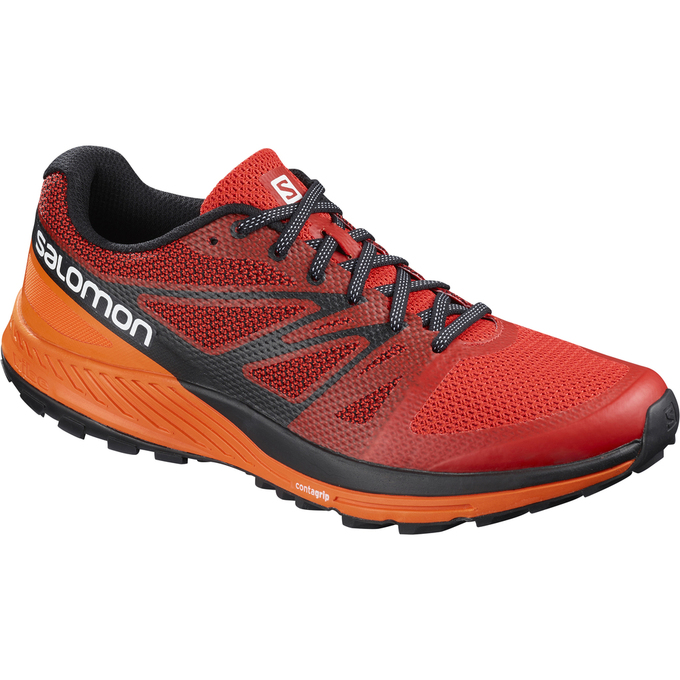 Salomon SENSE ESE Zapatillas Trail Running Hombre - Rojas / Naranjas - Colombia (38594-KCTH)